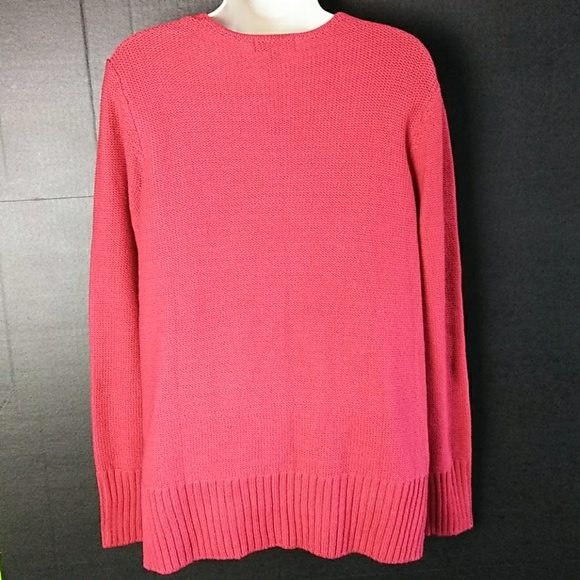 New with tags Chaps deep red sweater - Picture 4 of 7